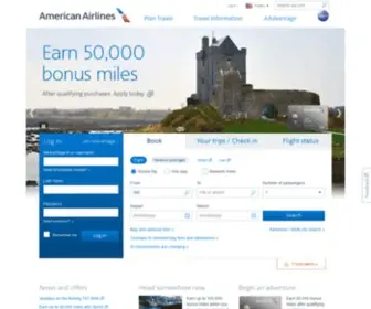 Americanairlines.com(American airlines) Screenshot