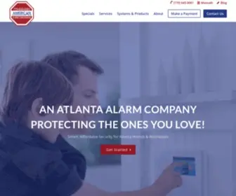 Americanalarm.net(Atlanta Alarm Company) Screenshot