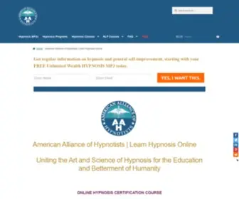 Americanallianceofhypnotists.org(American Alliance of Hypnotists) Screenshot