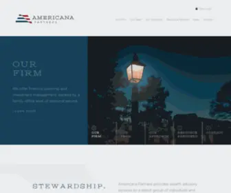 Americanapartners.com(Americana Partners) Screenshot