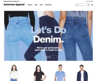 Americanapparel.com.cn(Shop American Apparel) Screenshot