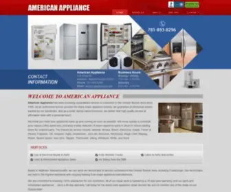 Americanapplianceservices.com(Home Appliances) Screenshot