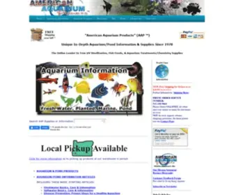 Americanaquariumproducts.com(American Aquarium Products (AAP)) Screenshot
