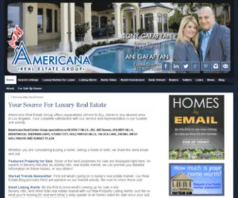 Americanarealestategroup.com(Beverly Hills Real Estate) Screenshot