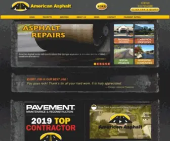 Americanasphalt.com(Asphalt Paving and Repair Contractors) Screenshot