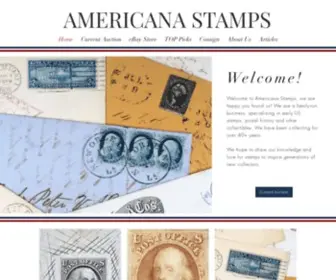 Americanastamps.com(Americana Stamps) Screenshot