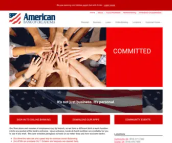 Americanbankok.com(American Bank of Oklahoma) Screenshot