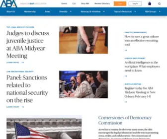 Americanbar.org(The American Bar Association) Screenshot
