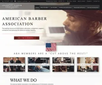 Americanbarber.org(American Barber Association) Screenshot