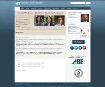 Americanbarfoundation.org(American Bar Foundation) Screenshot