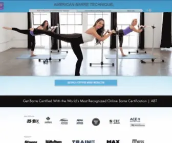 Americanbarretechnique.com(American Barre Technique) Screenshot