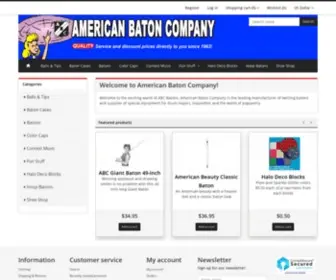 Americanbaton.com(The exciting world of ABC Batons. American Baton Company) Screenshot