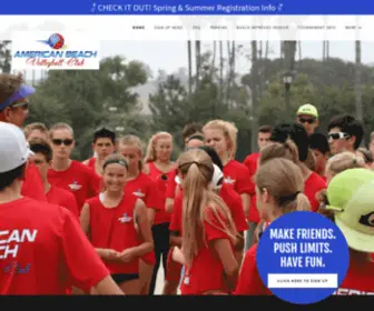 Americanbeachvolleyballclub.com(Americanbeachvolleyballclub) Screenshot