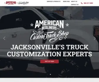 Americanbedliners.com(Truck Customization Jacksonville) Screenshot