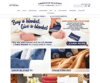 Americanblanketcompany.com(American Blanket Company) Screenshot