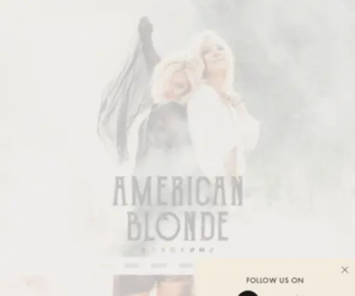 Americanblondemusic.com(American Blonde) Screenshot