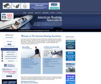Americanboating.org(American Boating Association) Screenshot