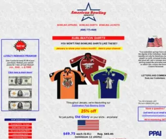 Americanbowlingapparel.com(American Bowling Apparel) Screenshot