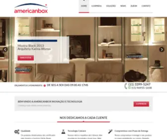 Americanbox.com.br(Vidros para banheiros) Screenshot