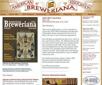 Americanbreweriana.org(Americanbreweriana) Screenshot