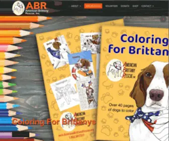 Americanbrittanyrescue.org(American Brittany Rescue's mission) Screenshot