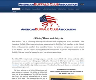 Americanbuffaloclub.com(The American Buffalo Club Association's purpose) Screenshot