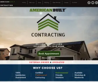 Americanbuiltcontracting.com(Veteran Owned) Screenshot