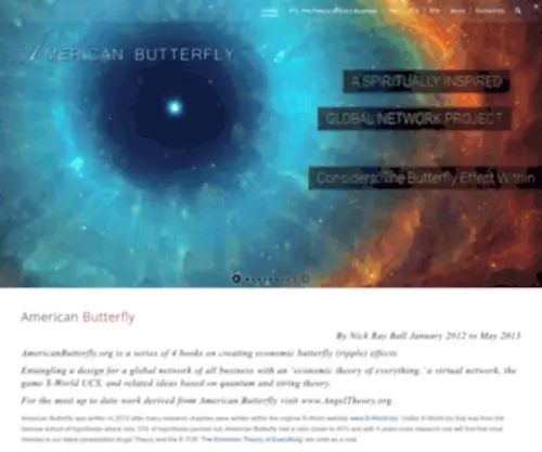 Americanbutterfly.org(The Economic Theory of Everything) Screenshot