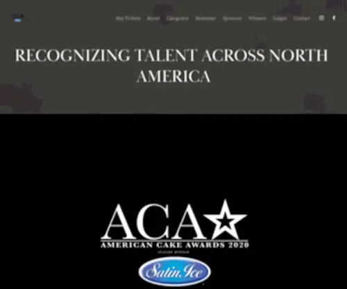 Americancakeawards.com(ACA) Screenshot