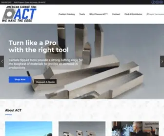 Americancarbidetool.com(American Carbide Tool Company) Screenshot