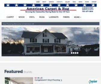 Americancarpetandfloor.com(American Carpet and Rug) Screenshot