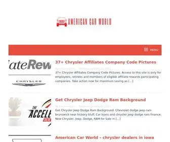 Americancarworld.com(37+ Chrysler Affiliates Company Code Pictures) Screenshot