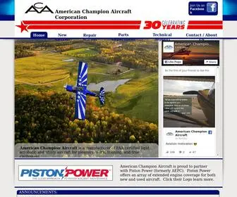 Americanchampionaircraft.com(American Champion Aircraft Corp) Screenshot