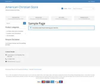 Americanchristianstore.com(American Christian Store Online) Screenshot