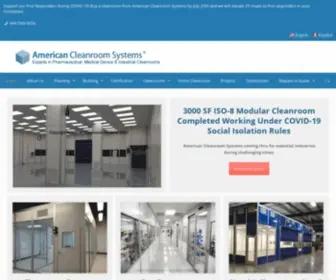 Americancleanrooms.com(American Cleanroom Systems) Screenshot