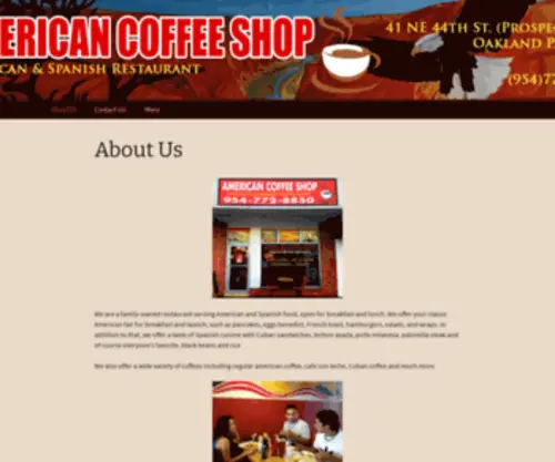 Americancoffeeshop.net(American Coffee Shop) Screenshot