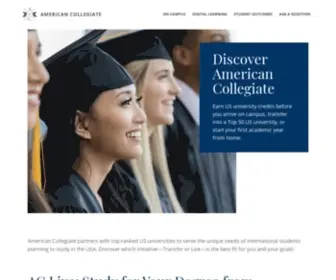 Americancollegiate.com(American Collegiate) Screenshot