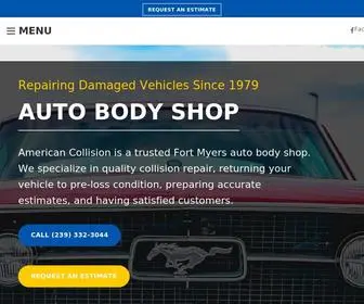 Americancollisiononline.com(American Collision) Screenshot