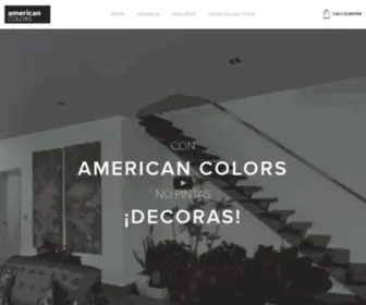 Americancolors.com.pe(American Colors) Screenshot