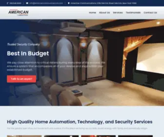 Americancommunications.com(Automation Services) Screenshot