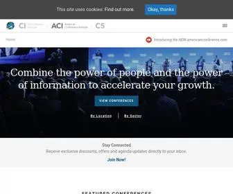 Americanconference.com(American Conference Institute) Screenshot