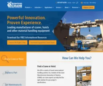 Americancrane.com(American Crane) Screenshot