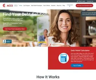 Americancreditcardsolutions.com(Debt Relief & Settlement Solutions) Screenshot