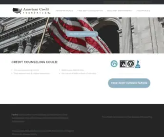 Americancreditfoundation.org(Credit Counseling & Debt Management) Screenshot