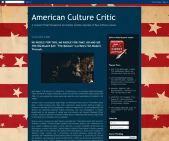 Americanculturecritic.com(Americanculturecritic) Screenshot