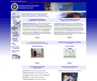 Americancustoms.org(Customs Broker License Examination Course) Screenshot