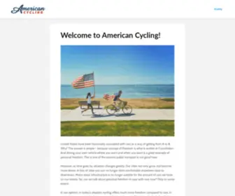 Americancycling.org(News, Blog and More) Screenshot