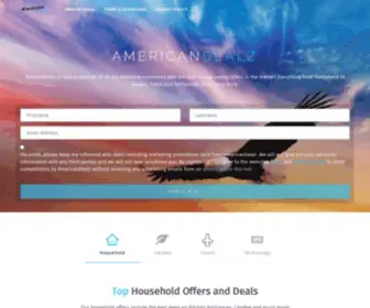 Americandealz.com(Offers, Dealz & Discounts) Screenshot