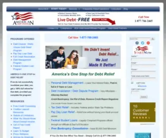 Americandebtenders.com(Free Credit Counseling) Screenshot