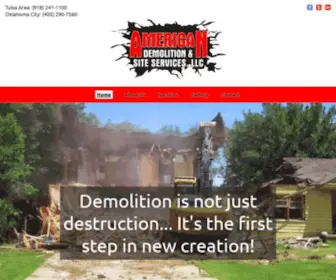 Americandemolitionllc.com(American Demolition & Site Services) Screenshot